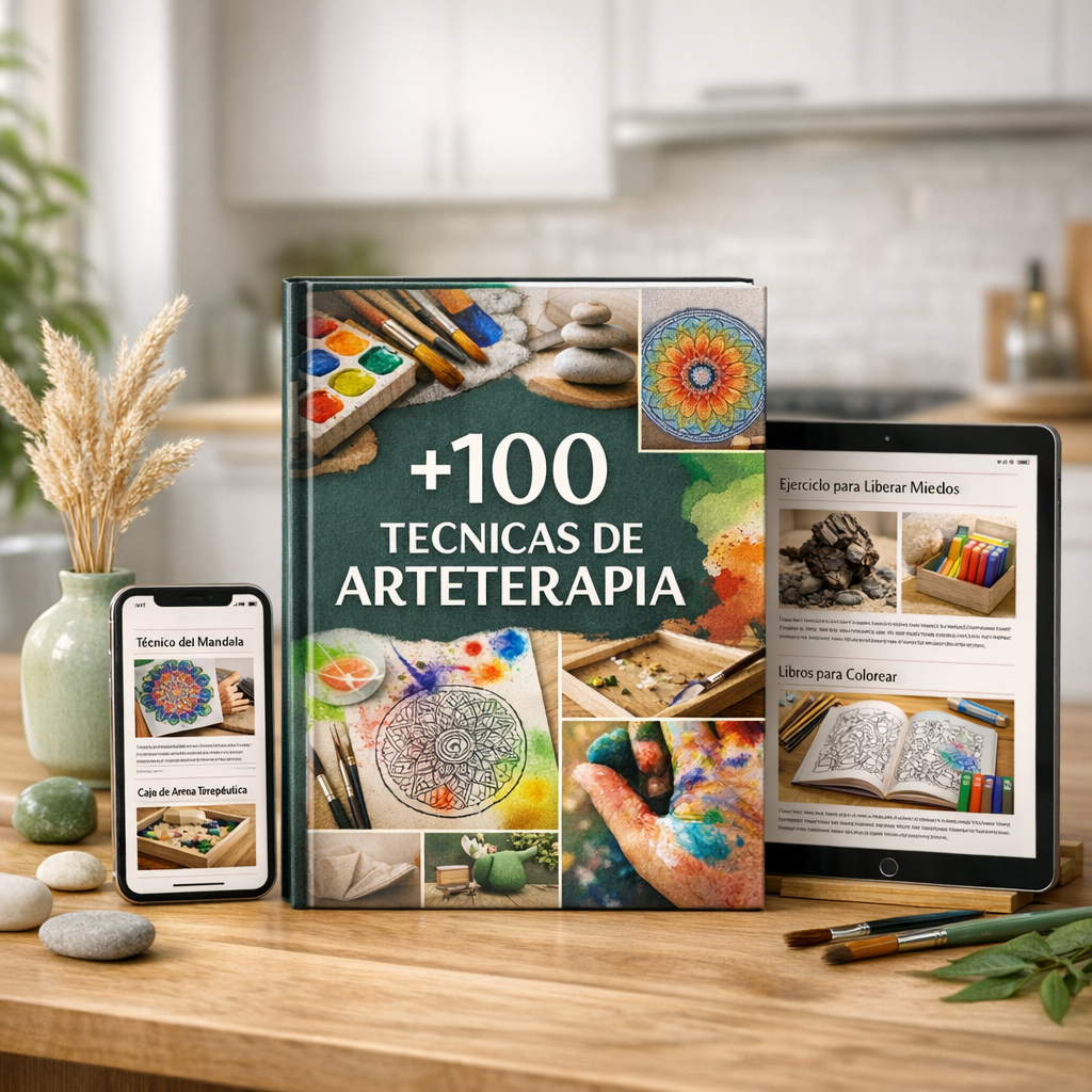 ARTETERAPIA + 4 BONOS DE REGALO + EBOOK DIARIO DE CALMA INTERIOR C/ BONOS