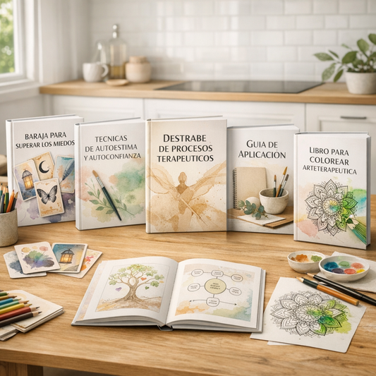 ARTETERAPIA + 4 BONOS DE REGALO + EBOOK DIARIO DE CALMA INTERIOR C/ BONOS