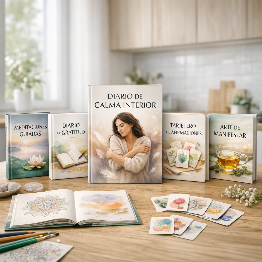 ARTETERAPIA + 4 BONOS DE REGALO + EBOOK DIARIO DE CALMA INTERIOR C/ BONOS